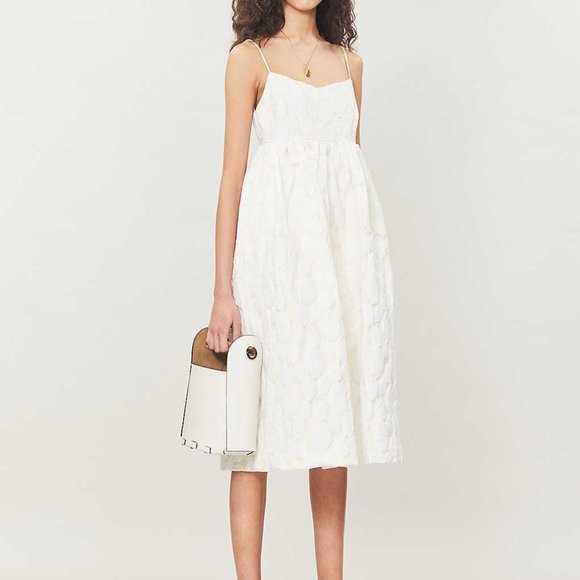 Samsøe & Samsøe Grant off white sleeveless Dress size XL - Picture 1 of 15
